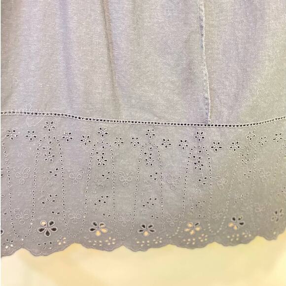 Old navy Black Eyelet Summer cotton dress Medium - Picture 6 of 6